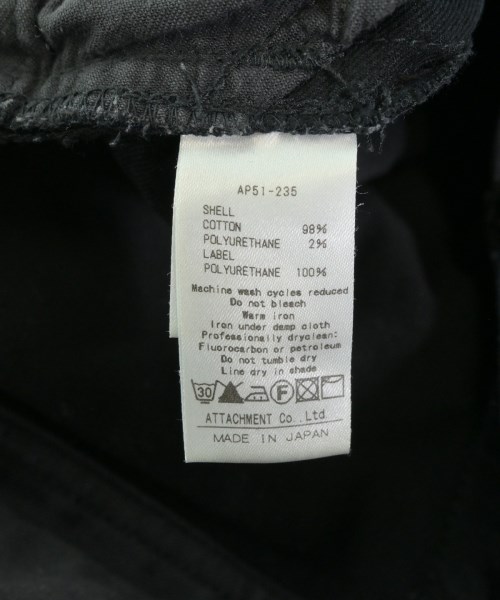 ATTACHMENT（アタッチメント）チノパン 黒 サイズ:2(M位) メンズ/2200621507027
