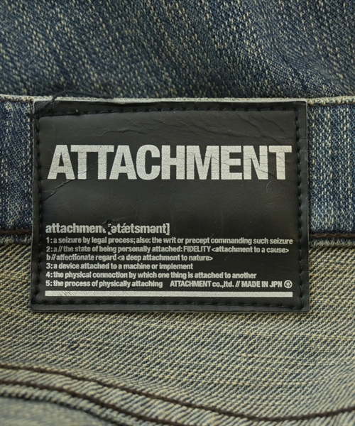 ATTACHMENT（アタッチメント）デニムパンツ 青 サイズ:1(S位) メンズ/2200627751042