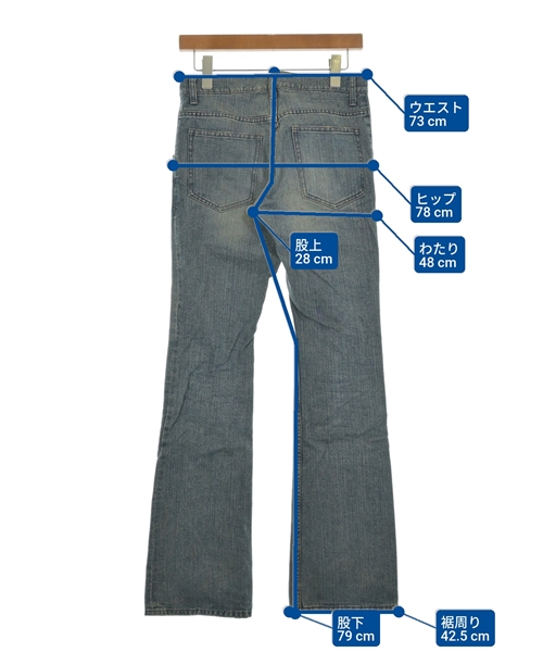 ATTACHMENT（アタッチメント）デニムパンツ 青 サイズ:1(S位) メンズ/2200627751042