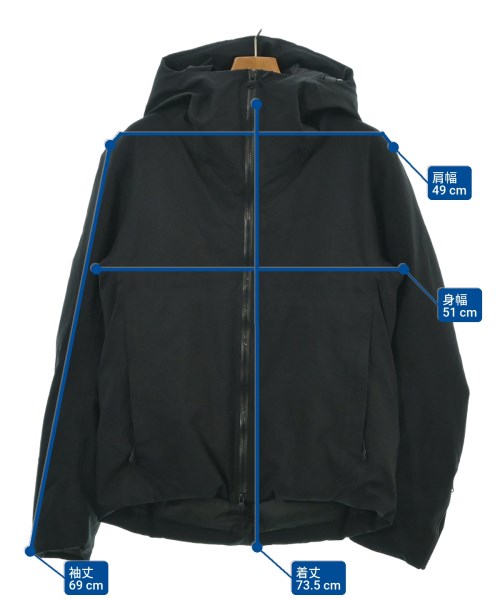 ATTACHMENT（アタッチメント）ダウンジャケット/ダウンベスト 黒 サイズ:3(L位) メンズ/2200629042018