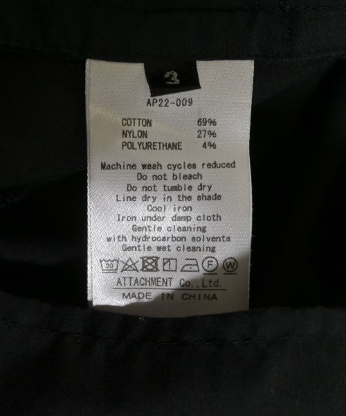 ATTACHMENT（アタッチメント）その他 黒 サイズ:3(L位) メンズ/2200629042049