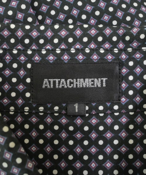 ATTACHMENT（アタッチメント）カジュアルシャツ 黒 サイズ:1(S位) メンズ/2200608278070
