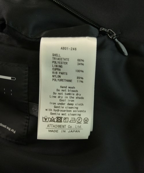 ATTACHMENT（アタッチメント）ミリタリーブルゾン 黒 サイズ:3(L位) メンズ/2200618610082