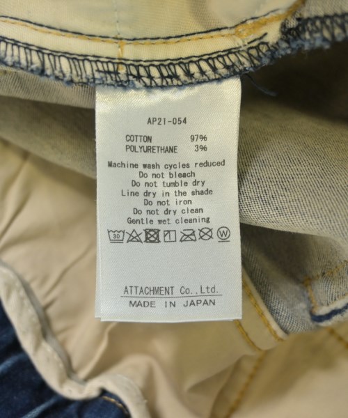 ATTACHMENT（アタッチメント）デニムパンツ 青 サイズ:2(M位) メンズ/2200619795214