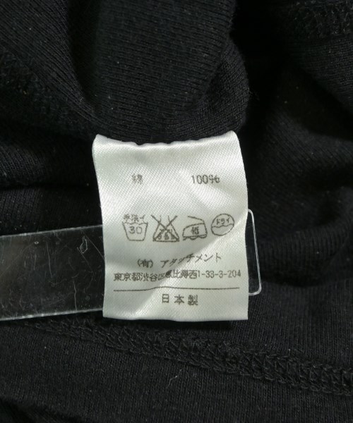 ATTACHMENT（アタッチメント）Tシャツ・カットソー 黒 サイズ:1(S位) メンズ/2200610126215