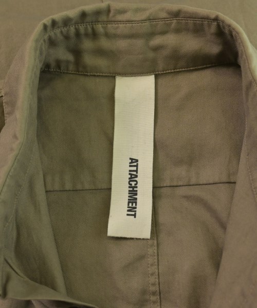 ATTACHMENT（アタッチメント）カジュアルシャツ 茶 サイズ:1(XS位) メンズ/2200610126291