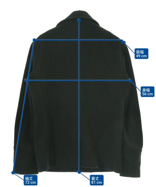 ATTACHMENT（アタッチメント）ピーコート 黒 サイズ:4(XL位) メンズ/2200673202017