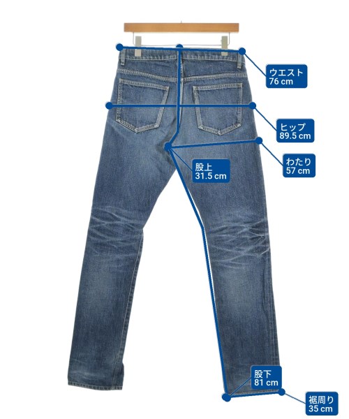 ATTACHMENT（アタッチメント）デニムパンツ 紺 サイズ:3(S位) メンズ/2200673312082