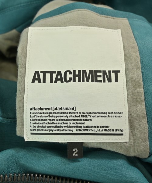 ATTACHMENT（アタッチメント）ライダース 青 サイズ:2(M位) メンズ/2200697936431