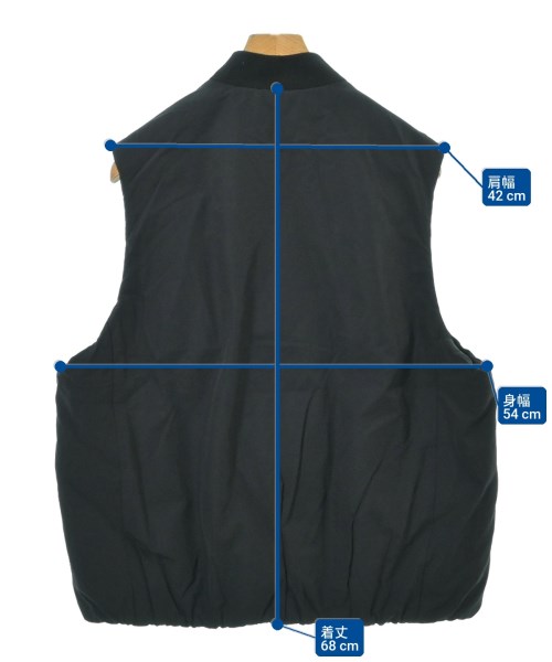 ATTACHMENT（アタッチメント）ダウンジャケット/ダウンベスト 黒 サイズ:2(M位) メンズ/2200648936541