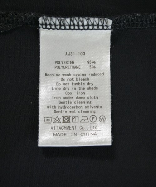 ATTACHMENT（アタッチメント）Tシャツ・カットソー 黒 サイズ:2(M位) メンズ/2200710886125