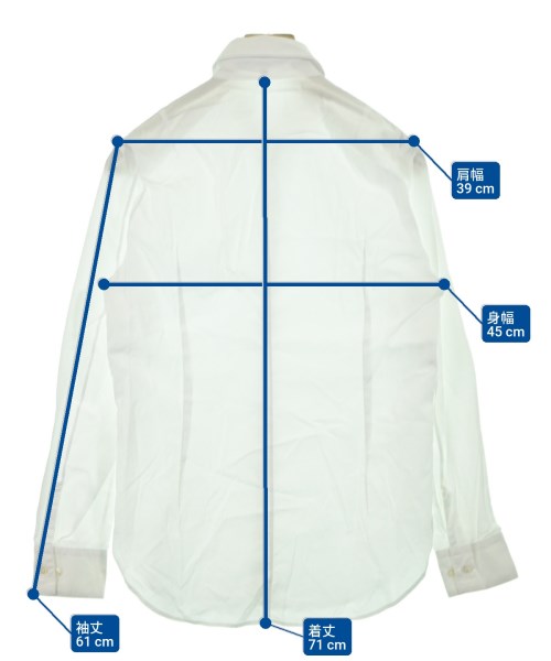 ATTACHMENT（アタッチメント）カジュアルシャツ 白 サイズ:1(S位) メンズ/2200629975057