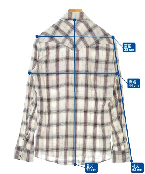 ATTACHMENT（アタッチメント）カジュアルシャツ 白 サイズ:1(S位) メンズ/2200639528045