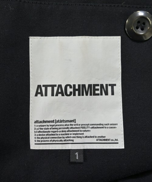 ATTACHMENT（アタッチメント）トレンチコート 黒 サイズ:1(S位) メンズ/2200639528052