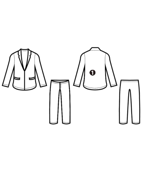 ATTACHMENT（アタッチメント）ビジネス グレー サイズ:2(M位) メンズ/2200650177017