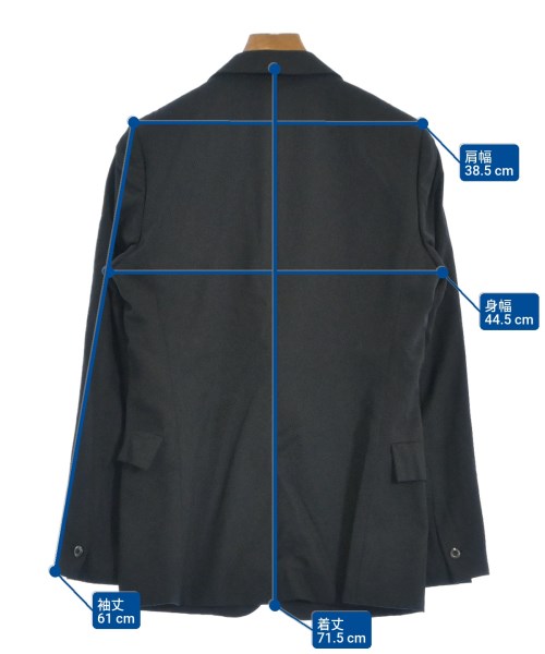 ATTACHMENT（アタッチメント）ジャケット 黒 サイズ:1(S位) メンズ/2200645366013