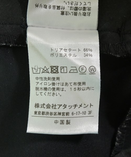 ATTACHMENT（アタッチメント）クロップドパンツ 黒 サイズ:1(S位) メンズ/2200702393044