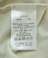 ATTACHMENT（アタッチメント）Tシャツ・カットソー ベージュ サイズ:1(S位) メンズ/2200705396240