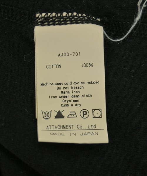 ATTACHMENT（アタッチメント）Tシャツ・カットソー 黒 サイズ:3(L位) メンズ/2200707354033