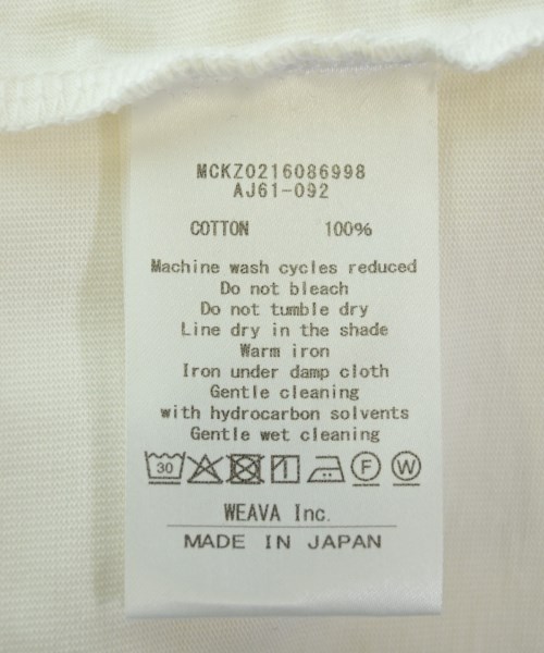 ATTACHMENT（アタッチメント）Tシャツ・カットソー 白 サイズ:1(S位) メンズ/2200709133018