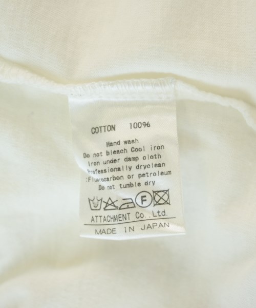 ATTACHMENT（アタッチメント）Tシャツ・カットソー 白 サイズ:2(M位) メンズ/2200695927097