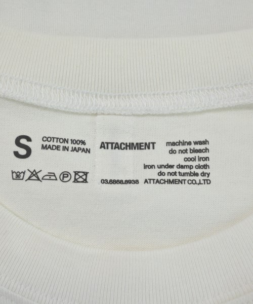 ATTACHMENT（アタッチメント）Tシャツ・カットソー 白 サイズ:S メンズ/2200664322045