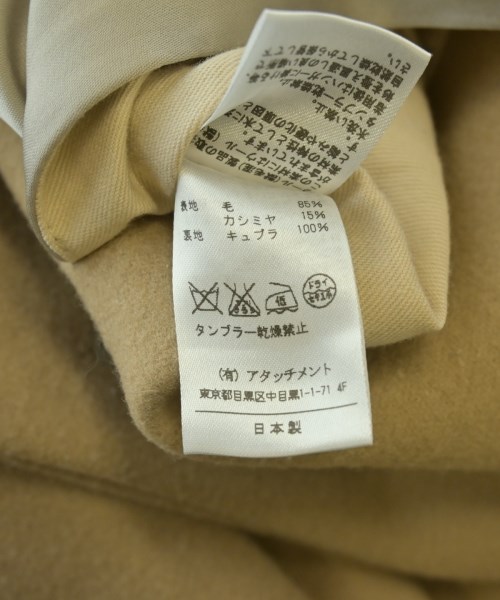 ATTACHMENT（アタッチメント）ステンカラーコート ベージュ サイズ:2(M位) メンズ/2200684634012