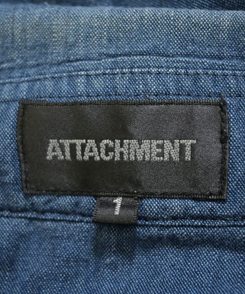 ATTACHMENT（アタッチメント）カジュアルシャツ 青 サイズ:1(S位) メンズ/2200687046041