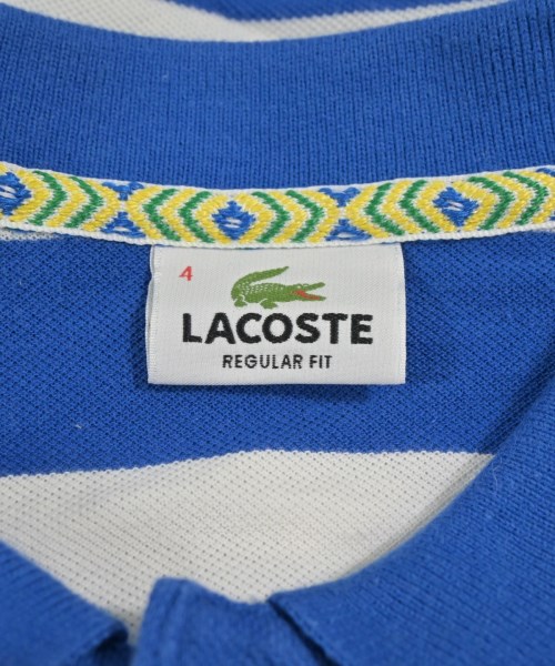 LACOSTE（ラコステ）ポロシャツ 青 サイズ:4(L位) メンズ/2200637042031