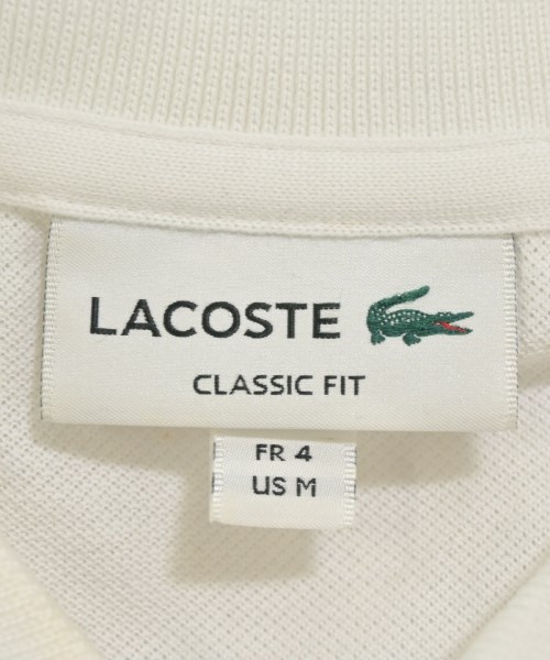 LACOSTE（ラコステ）ポロシャツ 白 サイズ:4(L位) メンズ/2200526887385