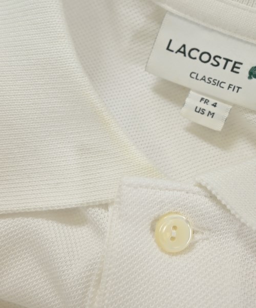 LACOSTE（ラコステ）ポロシャツ 白 サイズ:4(L位) メンズ/2200526887385