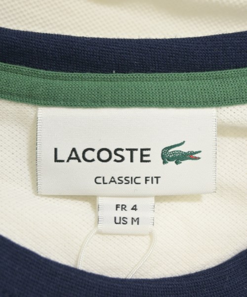 LACOSTE（ラコステ）Tシャツ・カットソー 白 サイズ:4(L位) メンズ/2200526887460