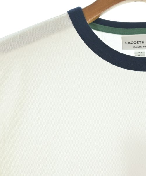 LACOSTE（ラコステ）Tシャツ・カットソー 白 サイズ:4(L位) メンズ/2200526887460