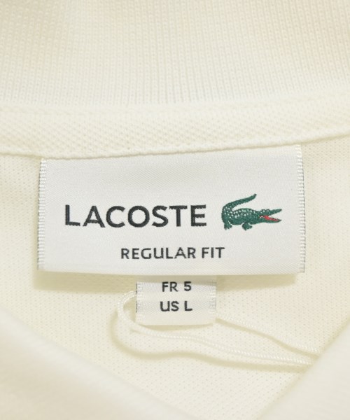 LACOSTE（ラコステ）ポロシャツ 白 サイズ:5(XL位) メンズ/2200526887477