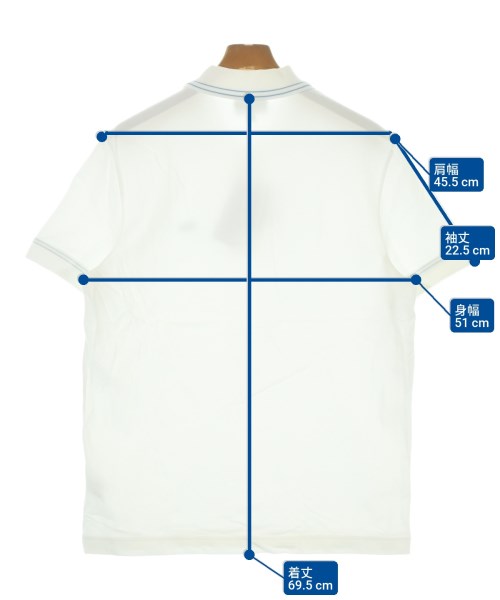 LACOSTE（ラコステ）ポロシャツ 白 サイズ:5(XL位) メンズ/2200526887477