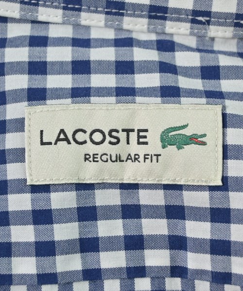 LACOSTE（ラコステ）カジュアルシャツ 青 サイズ:40(M位) メンズ/2200637696111