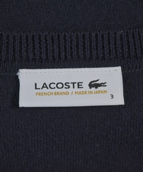 LACOSTE（ラコステ）ニット・セーター 紺 サイズ:3(M位) メンズ/2200637774192