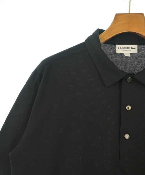 LACOSTE（ラコステ）ポロシャツ 黒 サイズ:4(L位) メンズ/2200622370101