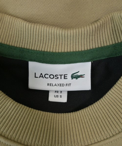 LACOSTE（ラコステ）スウェット ベージュ サイズ:3(M位) メンズ/2200625737086