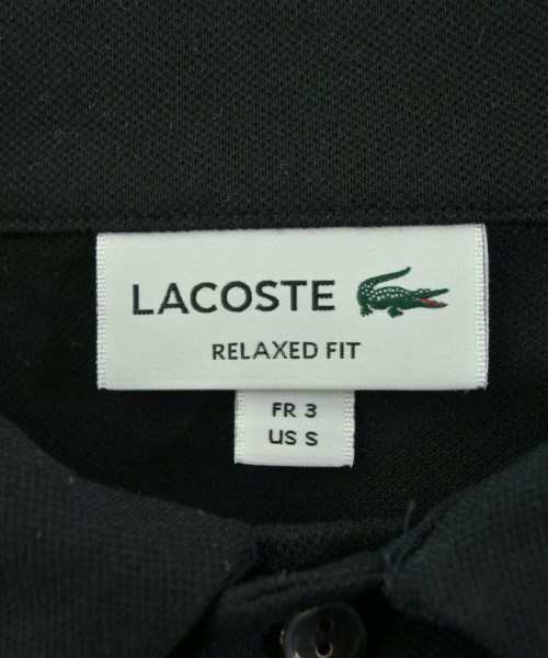 LACOSTE（ラコステ）ポロシャツ 黒 サイズ:3(M位) メンズ/2200644271066