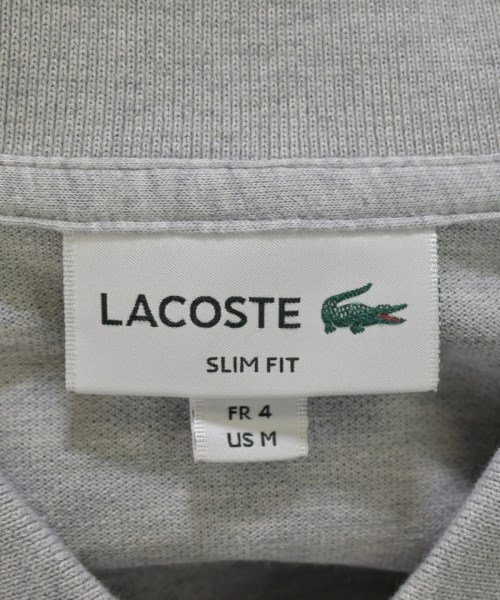 LACOSTE（ラコステ）ポロシャツ グレー サイズ:M メンズ/2200537954069