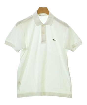LACOSTE（ラコステ）ポロシャツ 白 サイズ:3(M位) メンズ