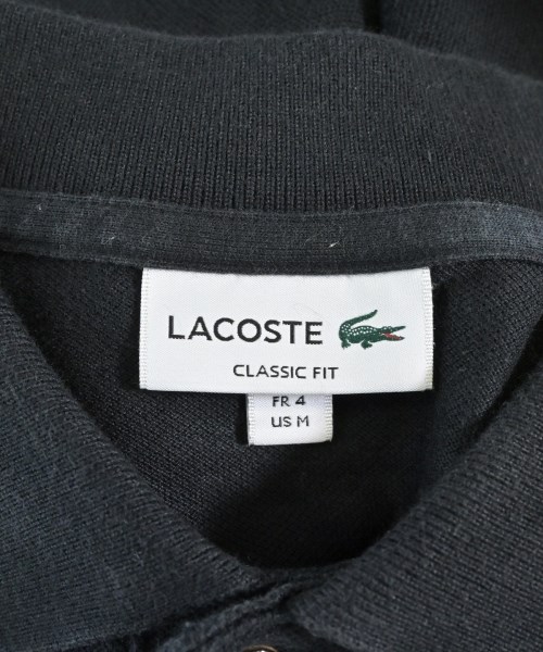LACOSTE（ラコステ）ポロシャツ 黒 サイズ:M メンズ/2200549921066