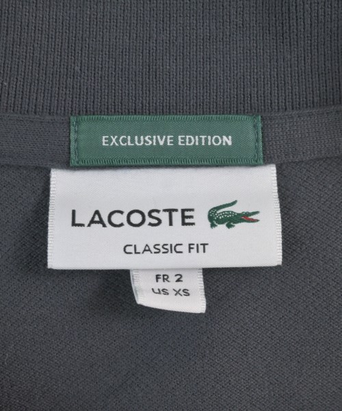 LACOSTE（ラコステ）ポロシャツ グレー サイズ:2(S位) メンズ/2200620462013