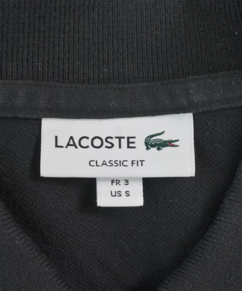 LACOSTE（ラコステ）ポロシャツ 黒 サイズ:3(M位) メンズ/2200621644036