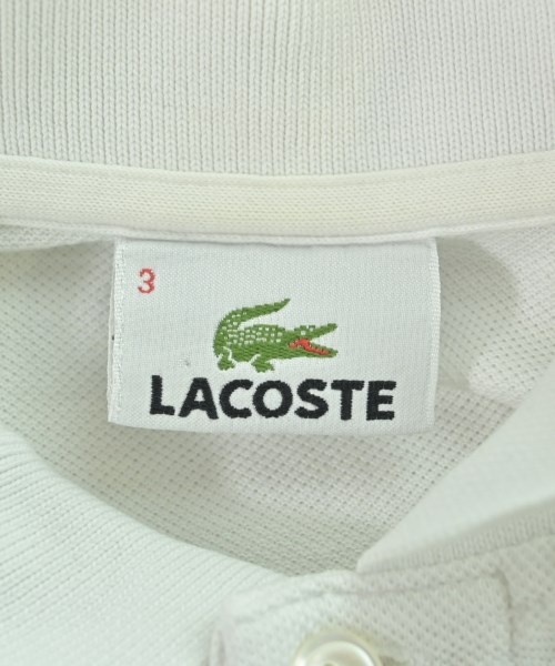 LACOSTE（ラコステ）ポロシャツ 白 サイズ:3(M位) メンズ/2200622671109