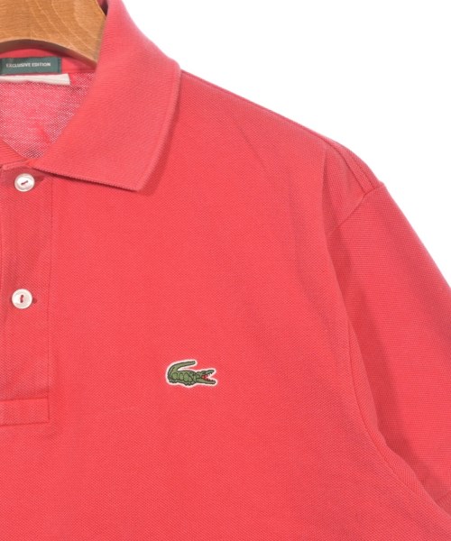 LACOSTE（ラコステ）ポロシャツ 赤 サイズ:3(M位) メンズ/2200613160193