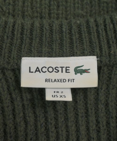 LACOSTE（ラコステ）ニット・セーター カーキ サイズ:2(S位) メンズ/2200625055029