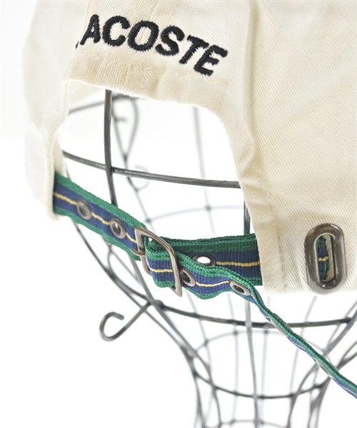LACOSTE（ラコステ）キャップ 白 サイズ:- メンズ/2200540941612
