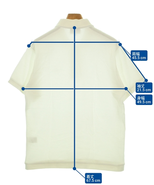 LACOSTE（ラコステ）ポロシャツ 白 サイズ:4(L位) メンズ/2200627796104